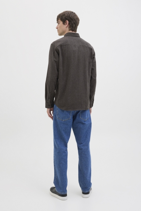 JJ Rebel jrebike melange shirt ls sn